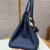 Hermes Birkin 30 in Blue Saphir Togo Leather PHW Hermes Birkin 30 in Blue Saphir Togo Leather PHW