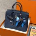 Hermes Birkin 30 in Blue Saphir Togo Leather PHW Hermes Birkin 30 in Blue Saphir Togo Leather PHW
