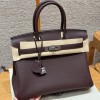 Hermes Birkin 30 in Rouge Sellier Togo Leather PHW