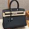 Hermes Birkin 30 in Black Togo Leather PHW