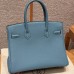 Hermes Birkin 30 in Blue Jean Togo Leather PHW