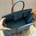 Hermes Birkin 30 in Blue Jean Togo Leather PHW
