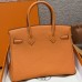 Hermes Birkin 30 in Orange Togo Leather PHW Hermes Birkin 30 in Orange Togo Leather PHW