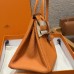 Hermes Birkin 30 in Orange Togo Leather PHW Hermes Birkin 30 in Orange Togo Leather PHW