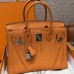 Hermes Birkin 30 in Orange Togo Leather PHW Hermes Birkin 30 in Orange Togo Leather PHW