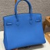 Hermes Birkin 30 in Blue Zalige Togo Leather PHW Hermes Birkin 30 in Blue Zalige Togo Leather PHW