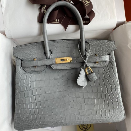 Replica Hermes Crocodile Birkin 30cm