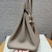Hermes Birkin 35 in Gris Tourterlle Togo Leather PHW