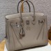 Hermes Birkin 35 in Gris Tourterlle Togo Leather PHW