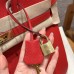 Hermes Birkin 35 in Rouge Casaque Togo Leather GHW