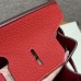 Hermes Birkin 35 in Rouge Casaque Togo Leather GHW