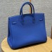 Hermes Birkin 35 in Blue Electric Togo Leather PHW