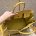 Hermes Birkin 35 in Lime Togo Leather PHW