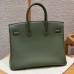 Hermes Birkin 35 in Olive Green Togo Leather GHW