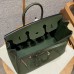 Hermes Birkin 35 in Olive Green Togo Leather GHW
