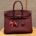 Hermes Birkin 35 in Rouge H Togo Leather GHW