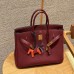 Hermes Birkin 35 in Rouge H Togo Leather GHW