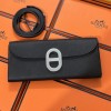Hermes Chaine D'Ancre To Go in Black Epsom Leather PHW