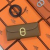 Hermes Chaine D'Ancre To Go in Gold Epsom Leather GHW
