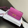Hermes Constance Long To Go Wallet in Rose Magnolia Epsom Leather GHW