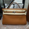 Hermes Voyage Kelly 50 Bag in Gold Togo Leather PHW