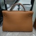 Hermes Voyage Kelly 50 Bag in Gold Togo Leather PHW
