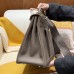 Hermes Kelly 42 Maxi Etoupe Togo Leather PHW
