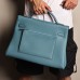 Hermes Kelly 42 Maxi Blue Jean Togo Leather PHW Hermes Kelly 42 Maxi Blue Jean Togo Leather PHW