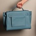 Hermes Kelly 42 Maxi Blue Jean Togo Leather PHW Hermes Kelly 42 Maxi Blue Jean Togo Leather PHW