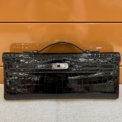 Shop Replica Hermes Kelly Cut Clutch Black Niloticus Crocodile Shiny Skin Replica Hermes Kelly Cut Clutch Black Niloticus Crocodile Shiny Skin