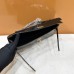 Hermes Kelly Cut Clutch in Black Crocodile Niloticus Shiny Skin Hermes Kelly Cut Clutch in Black Crocodile Niloticus Shiny Skin