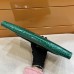 Hermes Kelly Cut Clutch in Vert Emeraude Crocodile Alligator Shiny Skin