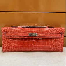 Shop Replica Hermes Kelly Cut Clutch Rouge Pivoine Alligator Crocodile Shiny Skin Replica Hermes Kelly Cut Clutch Rouge Pivoine Alligator Crocodile Shiny Skin