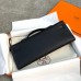 Hermes Kelly Cut Clutch in Black Epsom Leather Hermes Kelly Cut Clutch in Black Epsom Leather