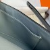 Hermes Kelly Cut Clutch in Bleu Lin Epsom Leather Hermes Kelly Cut Clutch in Bleu Lin Epsom Leather
