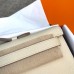 Hermes Kelly Cut Clutch in Craie Epsom Leather Hermes Kelly Cut Clutch in Craie Epsom Leather
