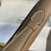 Hermes Kelly Cut Clutch in Etoupe Epsom Leather Hermes Kelly Cut Clutch in Etoupe Epsom Leather