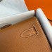Hermes Kelly Cut Clutch in Gold Epsom Leather