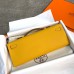 Hermes Kelly Cut Clutch in Jaune Ambre Epsom Leather Hermes Kelly Cut Clutch in Jaune Ambre Epsom Leather
