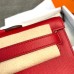 Hermes Kelly Cut Clutch in Red Epsom Leather Hermes Kelly Cut Clutch in Red Epsom Leather