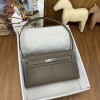 Hermes Kelly Elan Chevre Etoupe PHW