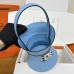 Replica Hermes Mini Medor Bag Celeste