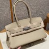 Hermes Shoulder Birkin 29 in Trench Evercolor Leather
