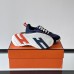 Top down view showing laces and collar of Replica Hermes Bouncing Sneaker