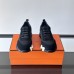 Top down view showing laces and collar of Replica Hermes Bouncing Sneaker