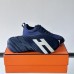 Top down view showing laces and collar of Replica Hermes Bouncing Sneaker