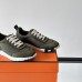 Heel counter and pull tab on Replica Hermes Bouncing Sneaker