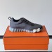 Heel counter and pull tab on Replica Hermes Bouncing Sneaker