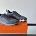 Premium leather texture close-up on Replica Hermes Bouncing Sneaker