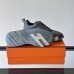 Top down view showing laces and collar of Replica Hermes Bouncing Sneaker